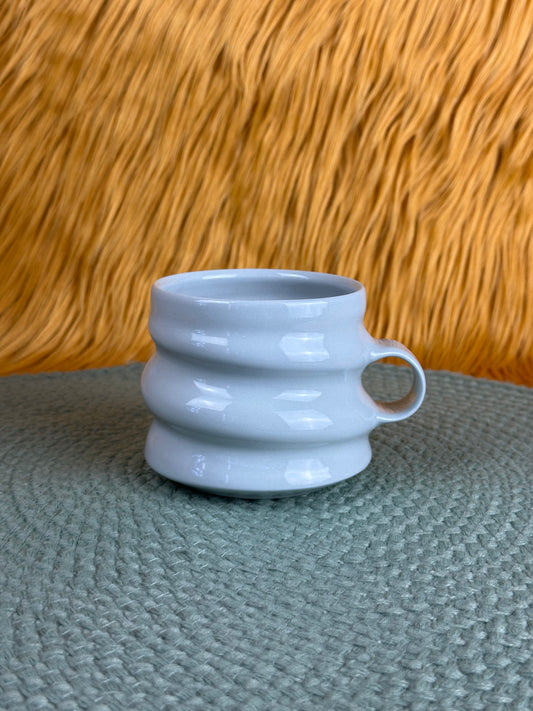 Spiral Short Mug, Americana Blue