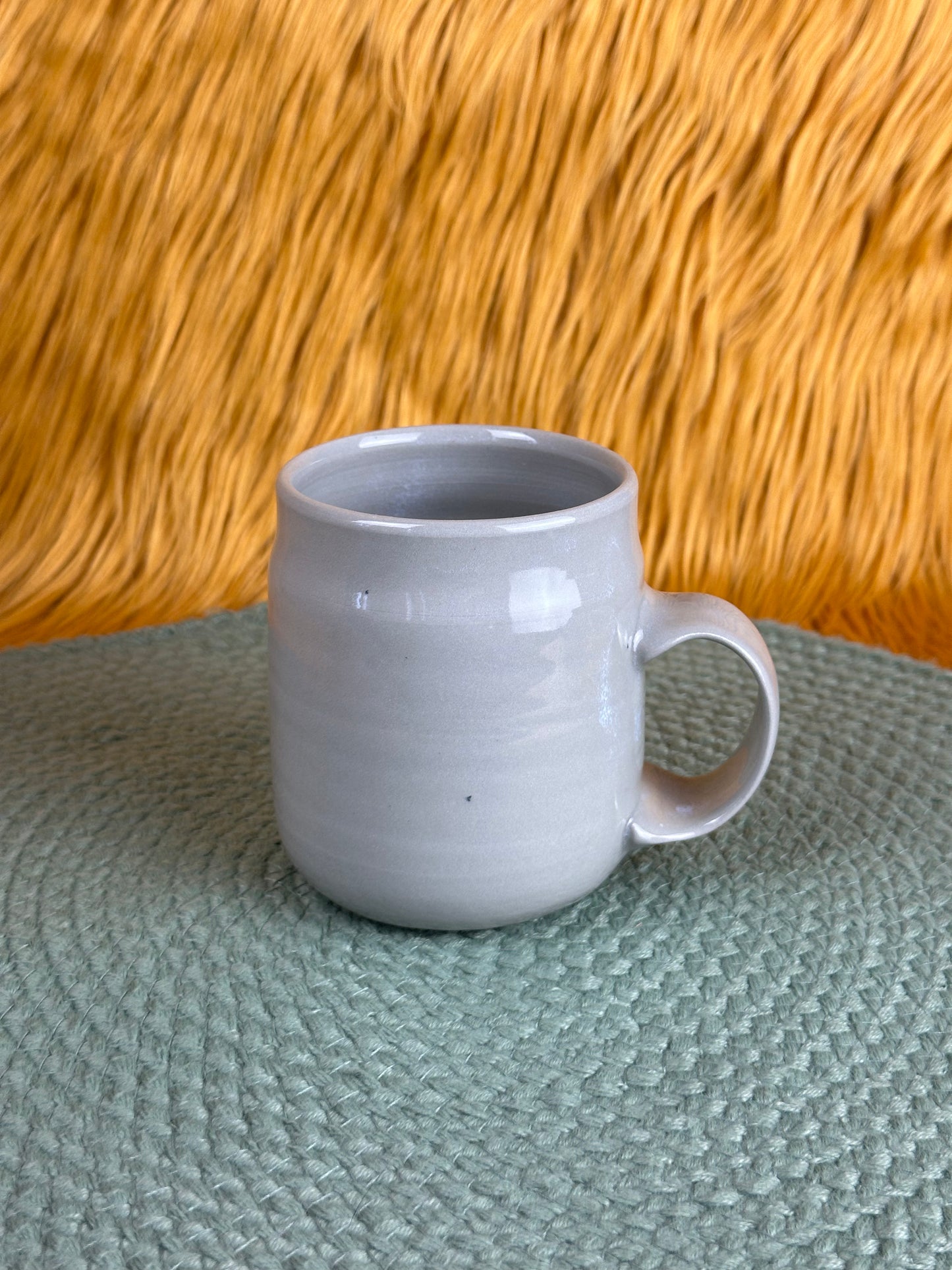 Barrel Short Mug, Cayuga Grey